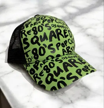 DSQUARED 디스퀘어드 레터드 락 메쉬 캡 모자