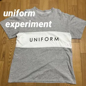 uniform experiment 유니폼 익스페리먼트 로고 티셔츠