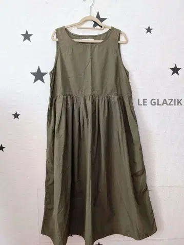 LE GLAZIK 르 글라직 슬리브리스 원피스 플레어 36