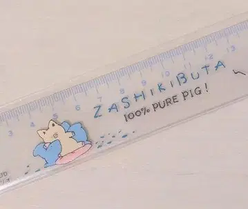 쇼와 레트로 산리오 자시키부타 눈금자 자