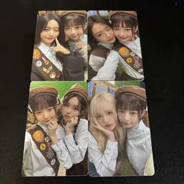 IVE 레이 SCOUT 서울 네이비 4장 케미 유닛 랜트 트레이딩 카드