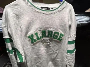 XLARGE 로고 자수 트레이닝복 L 사이즈 그레이
