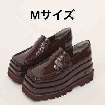 Darich 다리치 에나멜 플랫폼 로퍼 브라운 M 사이즈