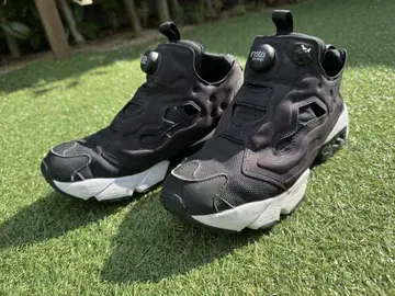 리복 Instapump Fury 블랙 펌프 퓨리