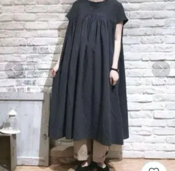SM2 사만사 모스모스 도트 도비 절개 원피스 네이비 F 사이즈