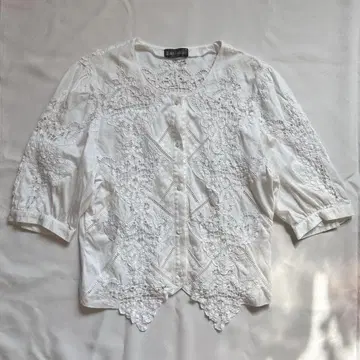 빈티지 레이스 블라우스 vintage 구제 의류