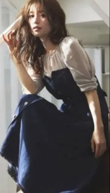 데님 스티치 원피스 앱와이어 리쉬