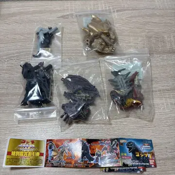 HG 고질라 7 가챠 피규어 킹기도라 모스라 바토라