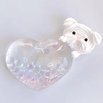 호이푸 하트 브로치 c