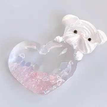 호이푸 하트 브로치 d