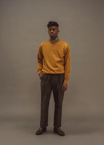 PHIGVEL W/L CREWNECK KNIT 하이 게이지 니트