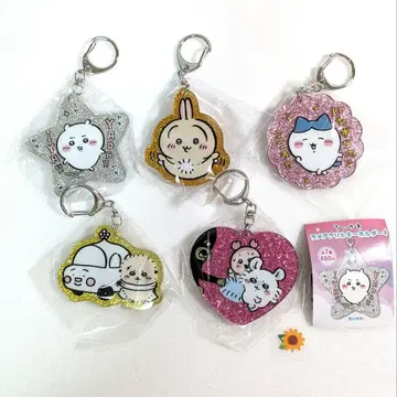 치이카와 라메 아크릴 키링 치이카와 토끼 하치와레 모몽가