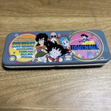 레어 DRAGON BALL 드래곤볼 캔 펜 케이스 쇼와 레트로