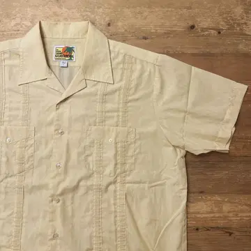 90s GUAYABERA 구아자베라 쿠바 셔츠 버튼