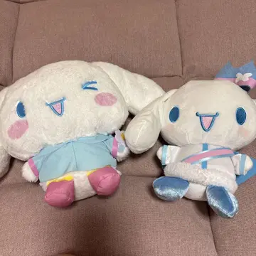 시나모롤 봉제 인형 2개 세트 정리