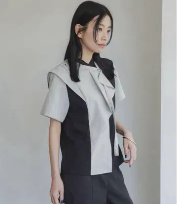 바벨 플레어 블라우스 워셔블 united tokyo