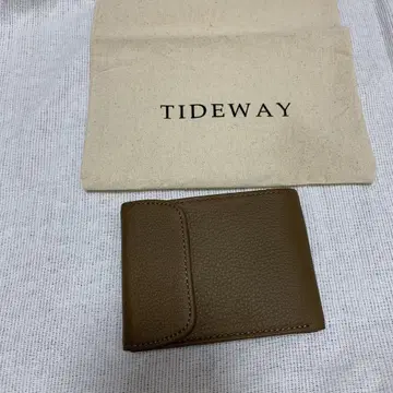 TIDEWAY 브라운 접이식 지갑