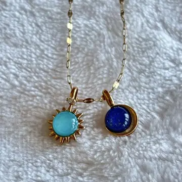 STAR JEWELRY 더블 플래닛 목걸이