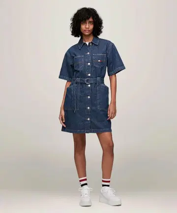 Tommy Jeans 벨트 워크 의류 원피스/M