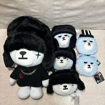 KRUNK BIGBANG 봉제 인형 패스 케이스 묶음 판매 덤 포함