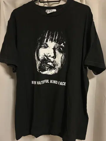 NEW HATEFUL KIND FACE 티셔츠 L 사이즈