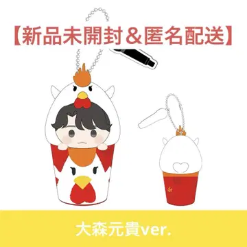MGA 나리키리! 가라아게쿤 봉제 인형 키체인 (오모리 모토타카)