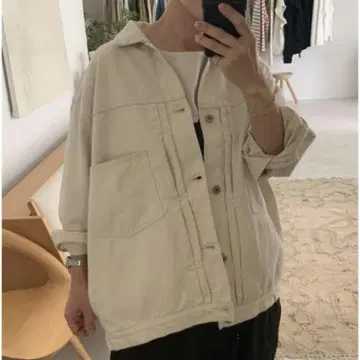 argue 10oz 오버 사이즈 데님 자켓