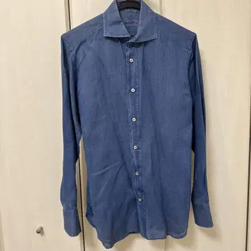 Guglieminetti 데님 긴팔 셔츠