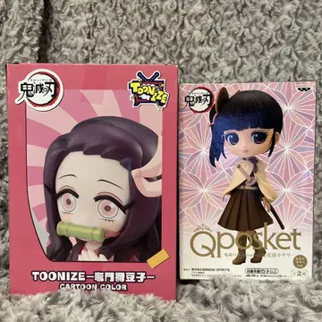귀멸의 칼날 & 츠유리 카나오 피규어 2개 세트