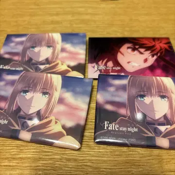Fate 세이버 에미야 시로 배지 4종 세트
