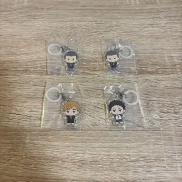 하이큐 후라토 메지루시 액세서리 가챠 4개 세트