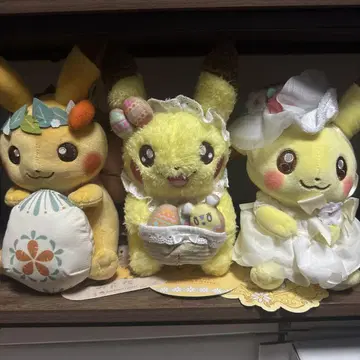 포켓몬 센터 포켓몬 부활절 피카츄 봉제 인형 세트