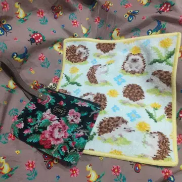 새상품 B품 페이러 탄력 쥐 손수건 중고 리아 로즈 파우치