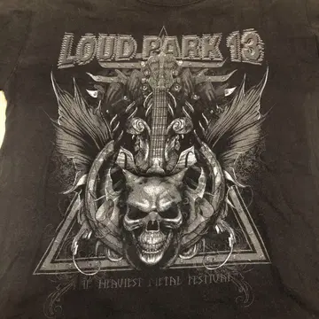 LOUD PARK 13 티셔츠 L 사이즈 블랙