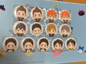 하이큐!! 세가 럭키 쿠지 캔뱃지 E상