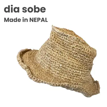 dia sobe 밀짚모자 네팔제 코튼 모자 구제 의류