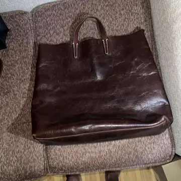 다크 브라운 토트백 빅