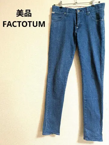 새상품급 FACTOTUM FTMJNS 스트레이트 데님