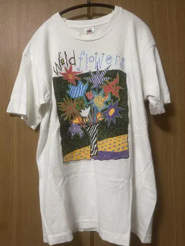FRUIT OF THE LOOM 꽃무늬 프린트 티셔츠
