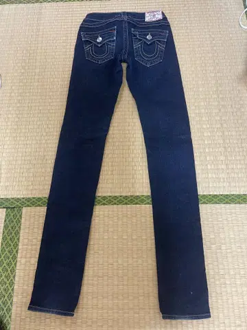 True Religion 다크 블루 스키니 청바지