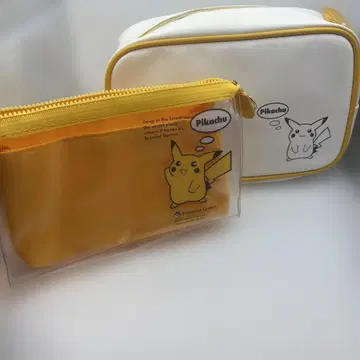 포켓몬 센터 25주년 피카츄 클리어 파우치 멀티 파우치