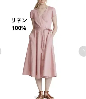 폴로 랄프 로렌: 린넨 롱 원피스, 린넨 반팔 원피스