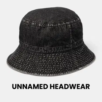 DENIM BUCKET BLK UNNAMED HEADWEAR 햇 데님