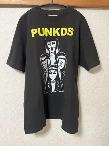 PUNK DRUNKERS 그래픽 티셔츠 L 블랙