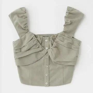 moussy 레이어드 게더드 블라우스