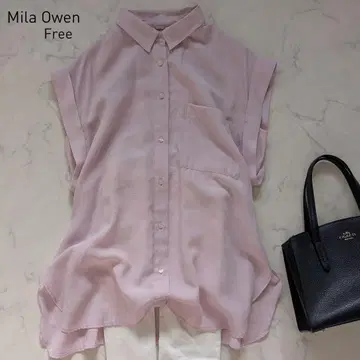 Mila Owen 미라 오웬 포켓 디테일 롤업 셔츠