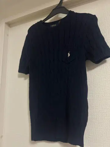 폴로 랄프 로렌 네이비 반팔 니트