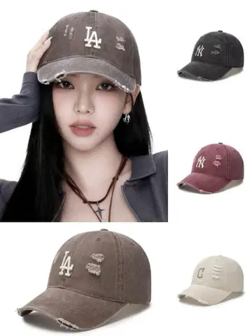MLB 다저스 데미지 워시 캡 카리나 한국 45SAM