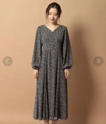 모노톤 프린트 맥시 원피스 mystywoman