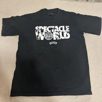 nitraid SPECTACLE WORLD 티셔츠 M 블랙